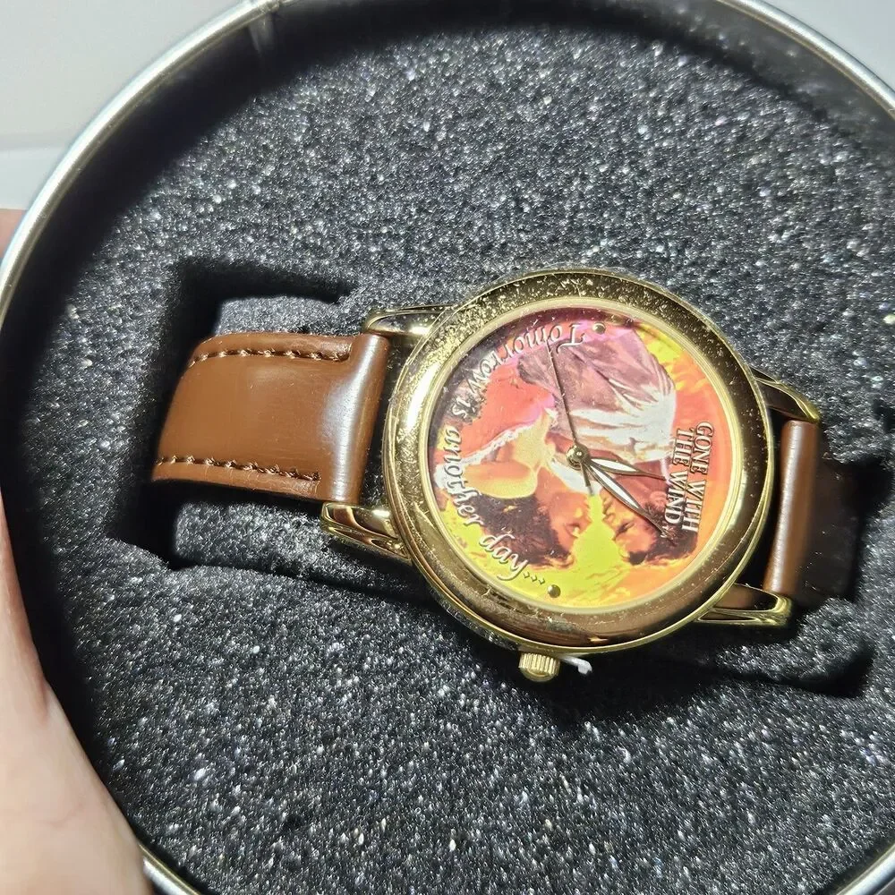Gone With The Wind Wrist Watch In Tin NEW With Box 2007 Avon